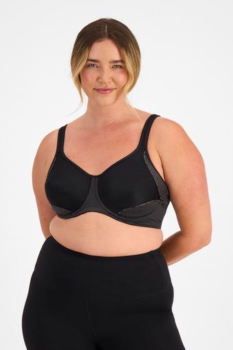 Electrify Non-Contour Bra (Black Mesh)