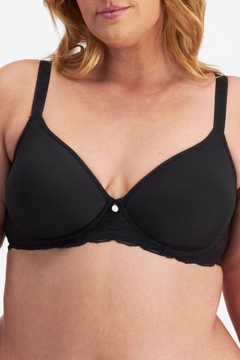 Lift & Shape T-Shirt Spacer Bra (Black)