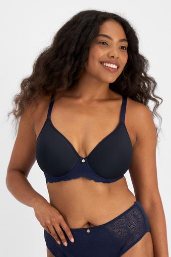Lift & Shape T-Shirt Spacer Bra (Dark Sapphire)