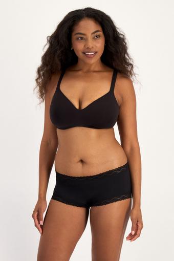Marais™ Cotton Full Brief (Black)