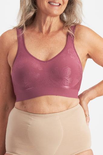 Playtex Comfort Revolution Contour Wirefree Crop (Wild Mauve)