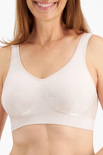 Playtex Comfort Revolution Contour Wirefree Crop (Sandshell)