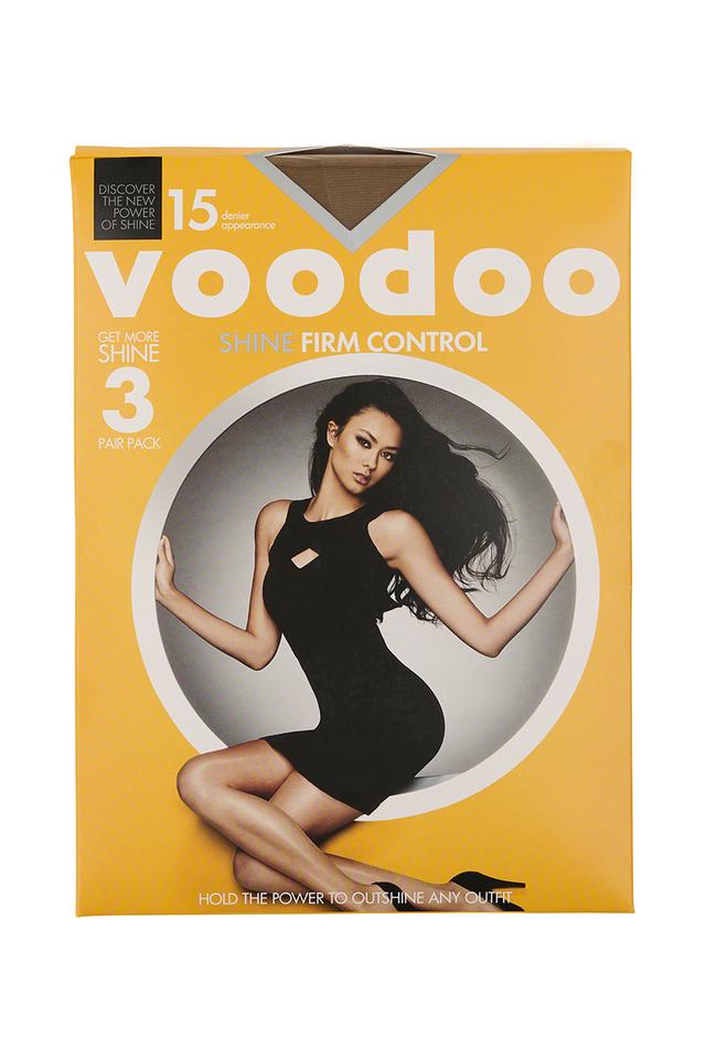 Voodoo Shine Firm Control Sheers 3 pack 15 Denier
