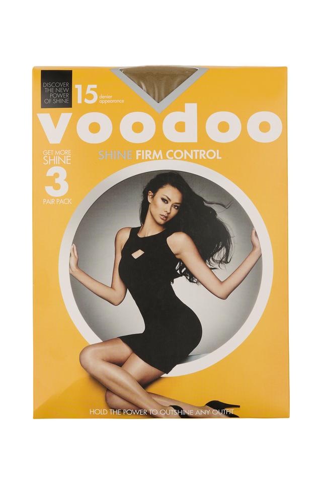 Voodoo Shine Firm Control Sheers 3 pack 15 Denier