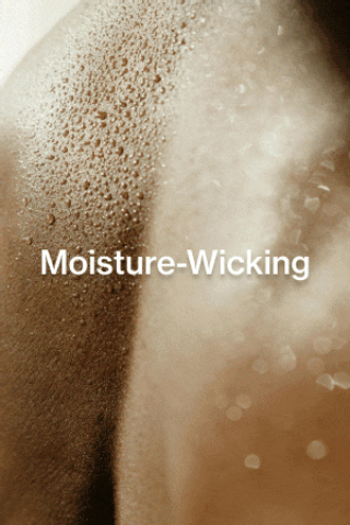Moisture Wicking. Cotton Blend. Breatheable. Innovative Tech. Trusted Support